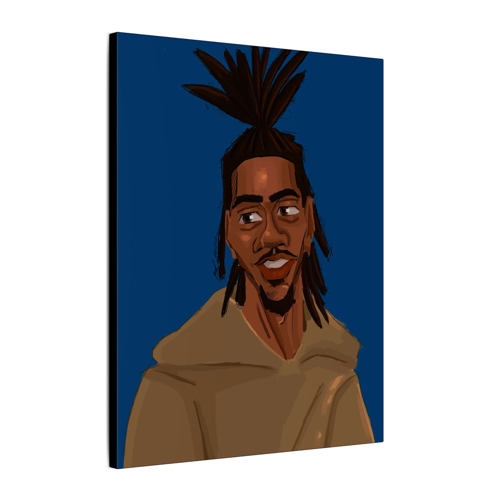 ‘Blue/Travis’ Matte Canvas, Stretched, 0.75" (Multi-Size)