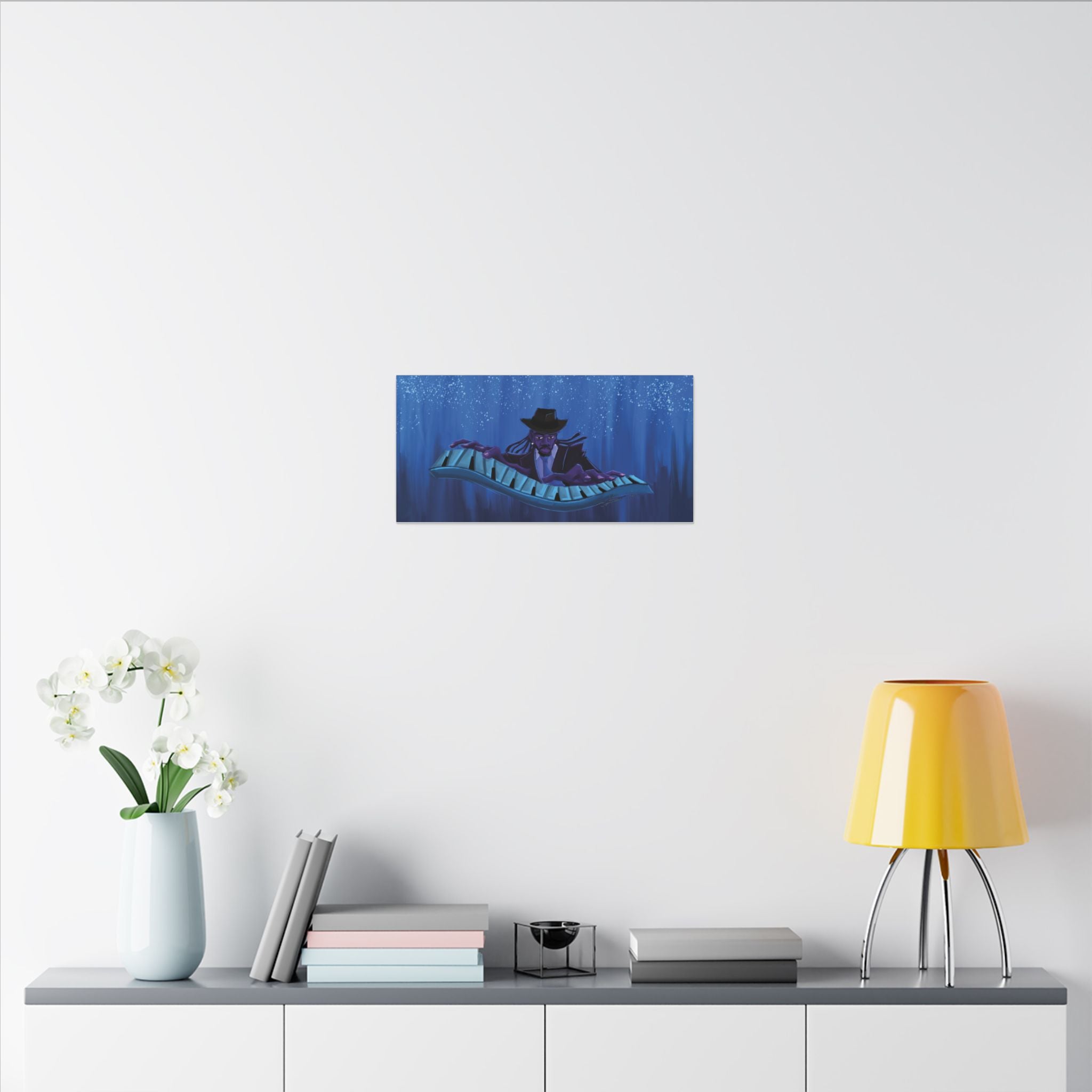 ‘The Pianist’ Matte Canvas, Stretched, 0.75" (Multi-Size)