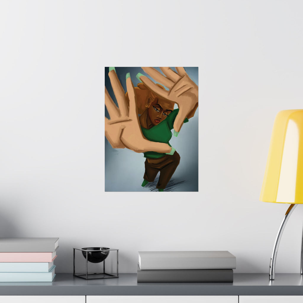 “Lisa” Matte Vertical Posters