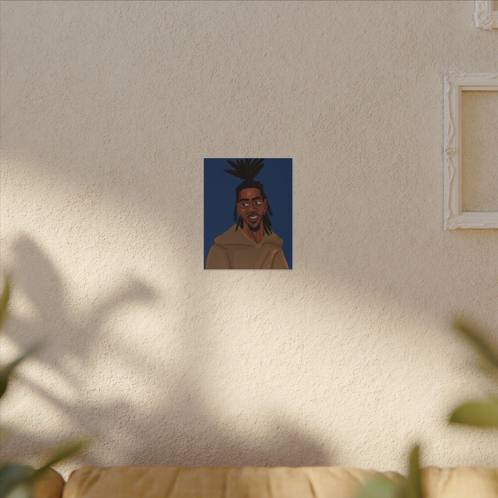 ‘Blue/Travis’ Matte Canvas, Stretched, 0.75" (Multi-Size)