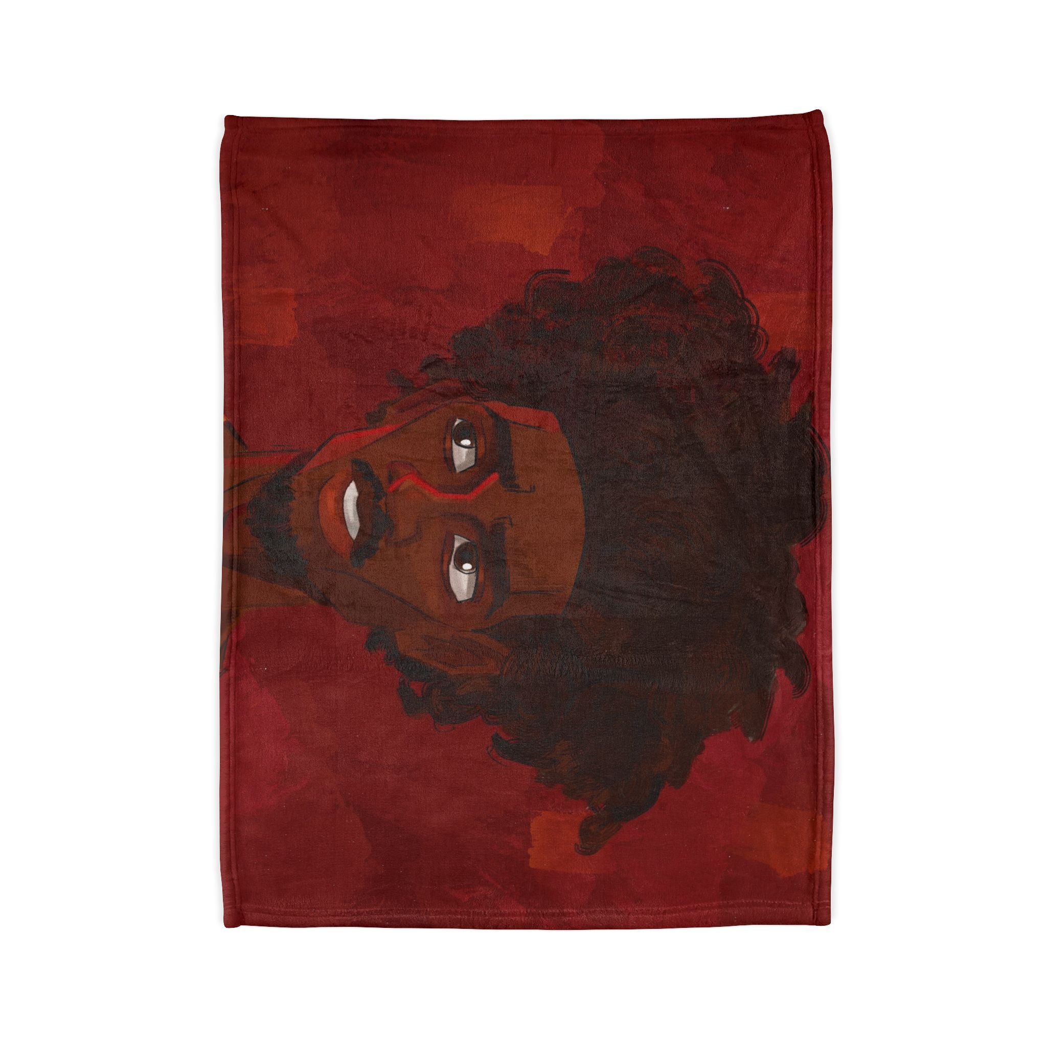 ‘Red/Jacques’ (Pronounced Jaque)’ Soft Polyester Blanket