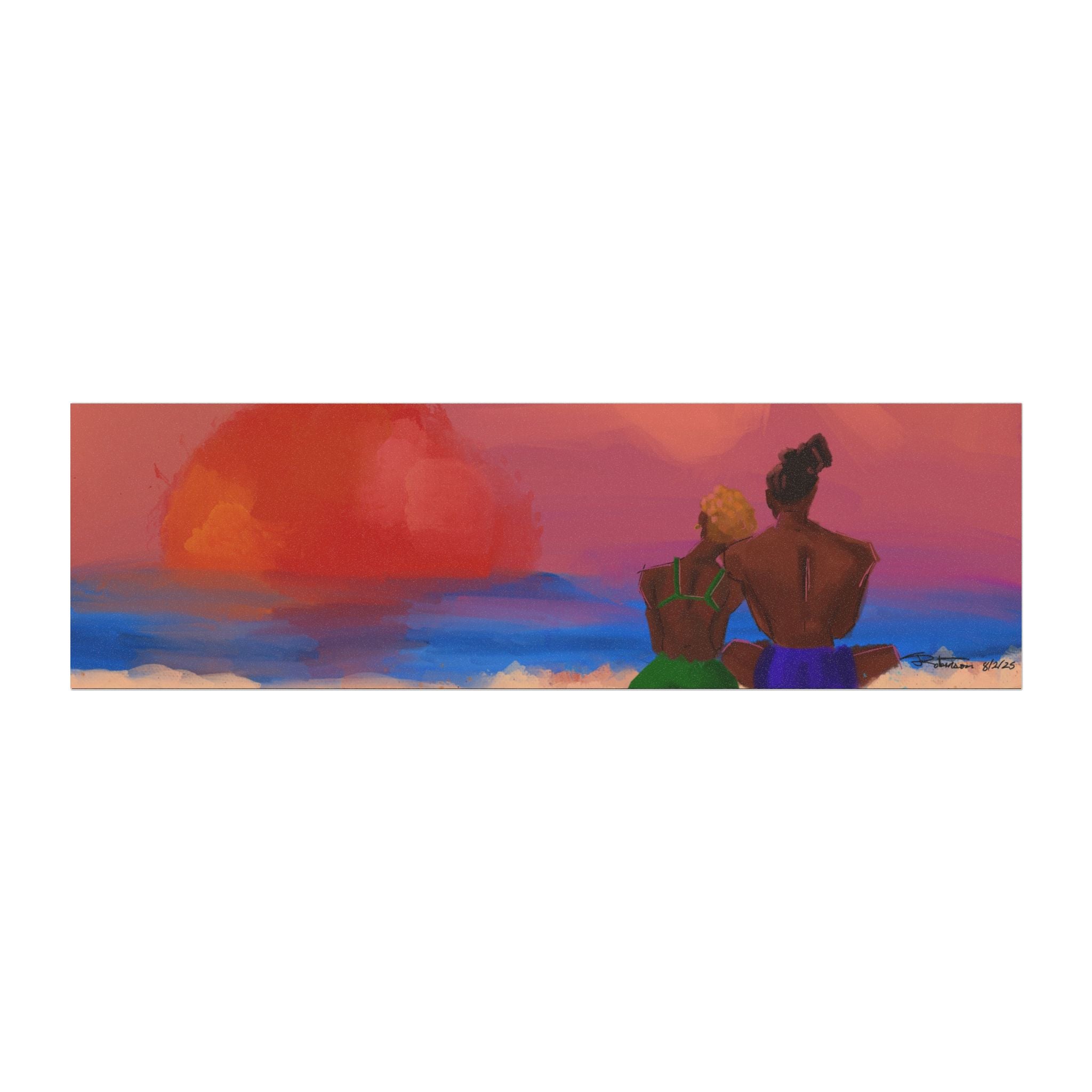 ‘Beach Date’ Car Magnets