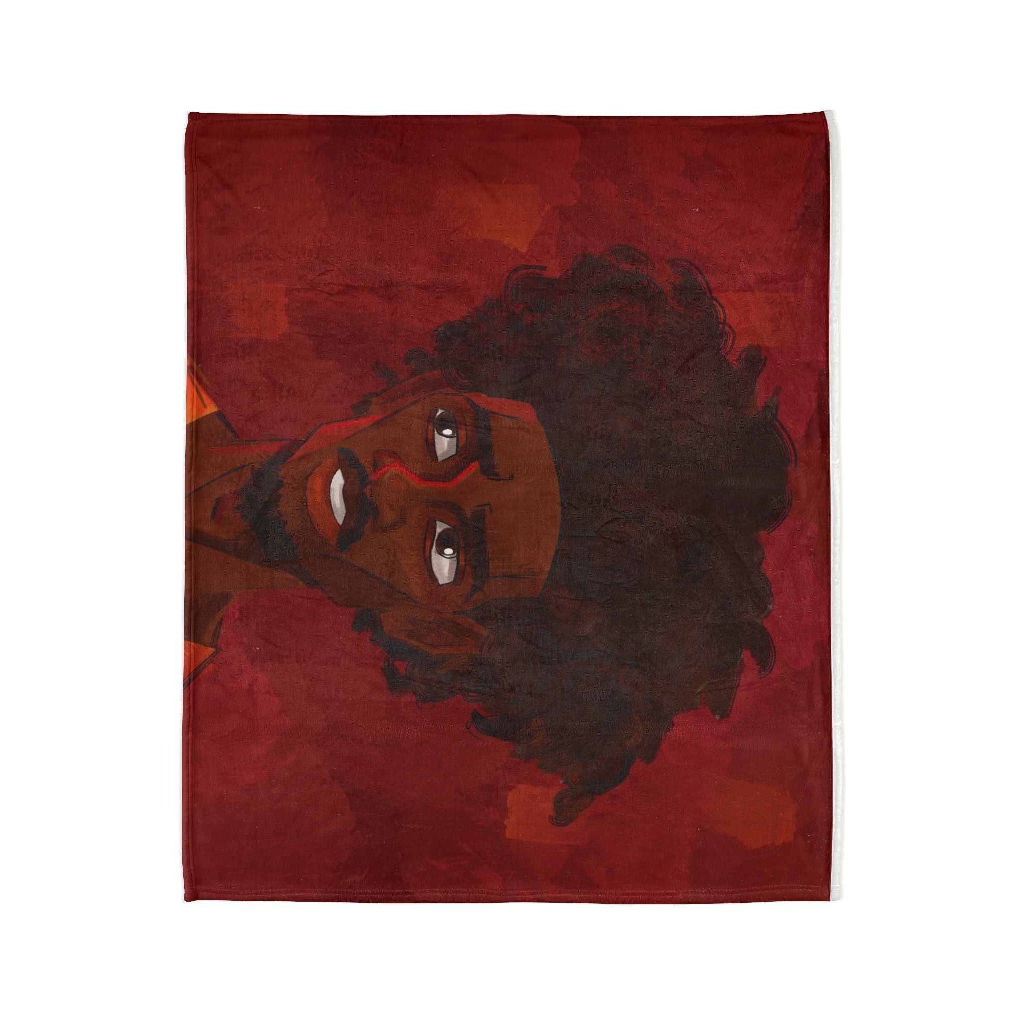 ‘Red/Jacques’ (Pronounced Jaque)’ Soft Polyester Blanket