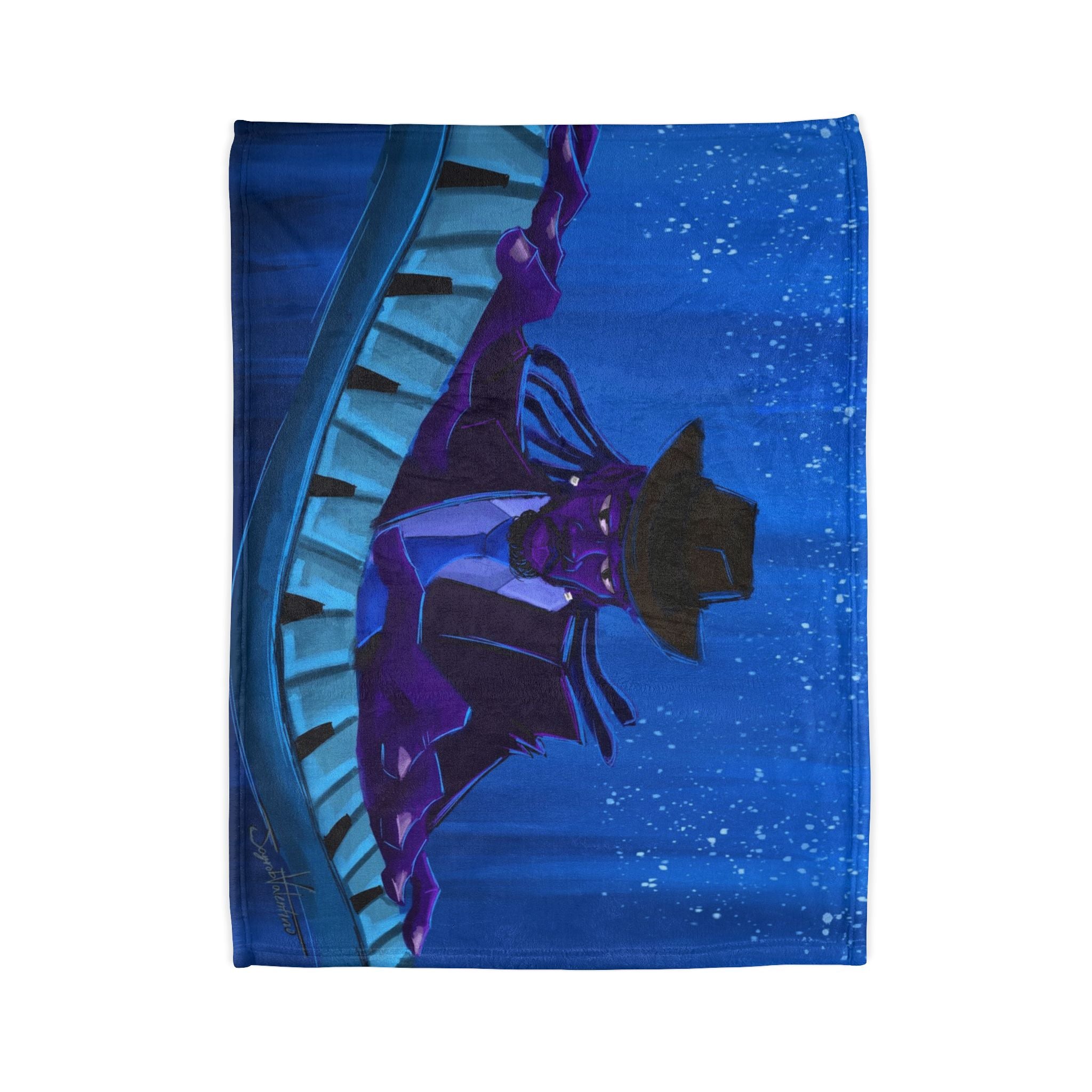 ‘The Pianist’ Soft Polyester Blanket