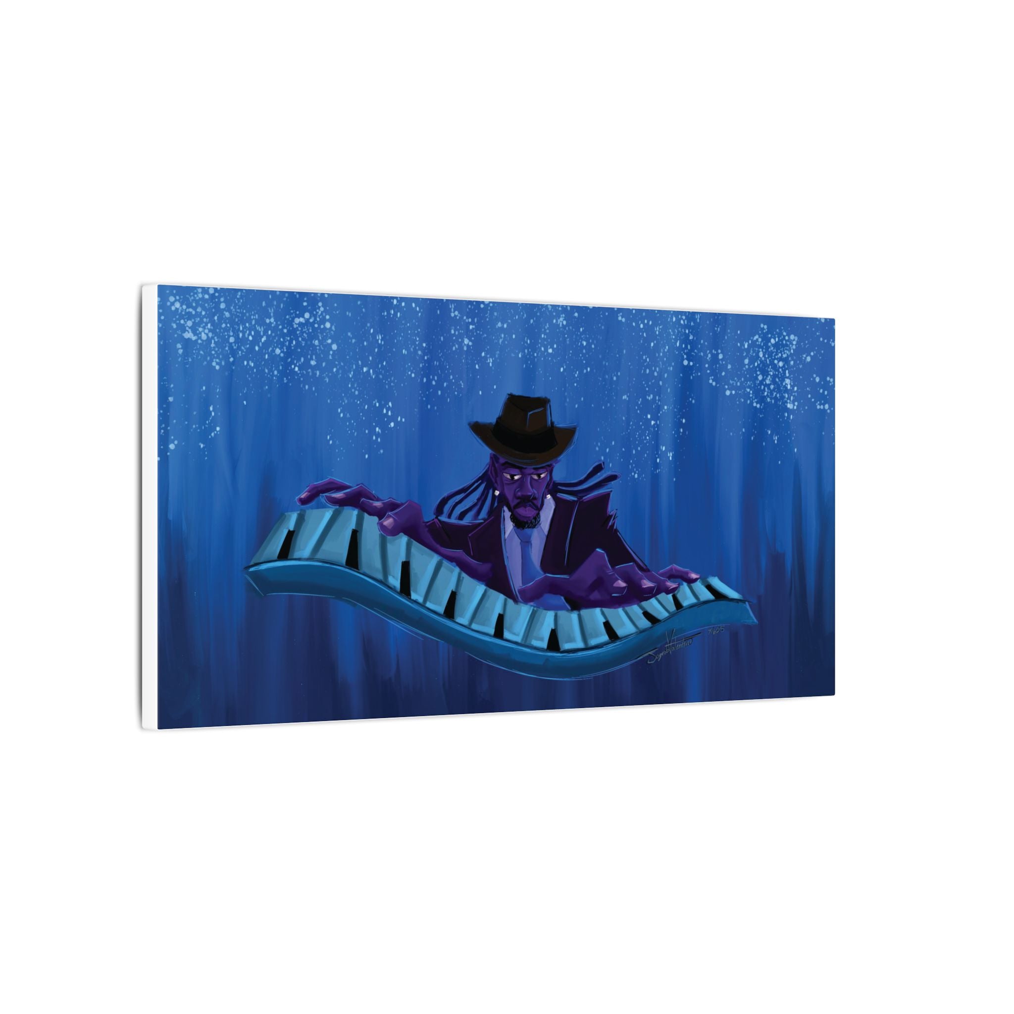 ‘The Pianist’ Matte Canvas, Stretched, 0.75" (Multi-Size)