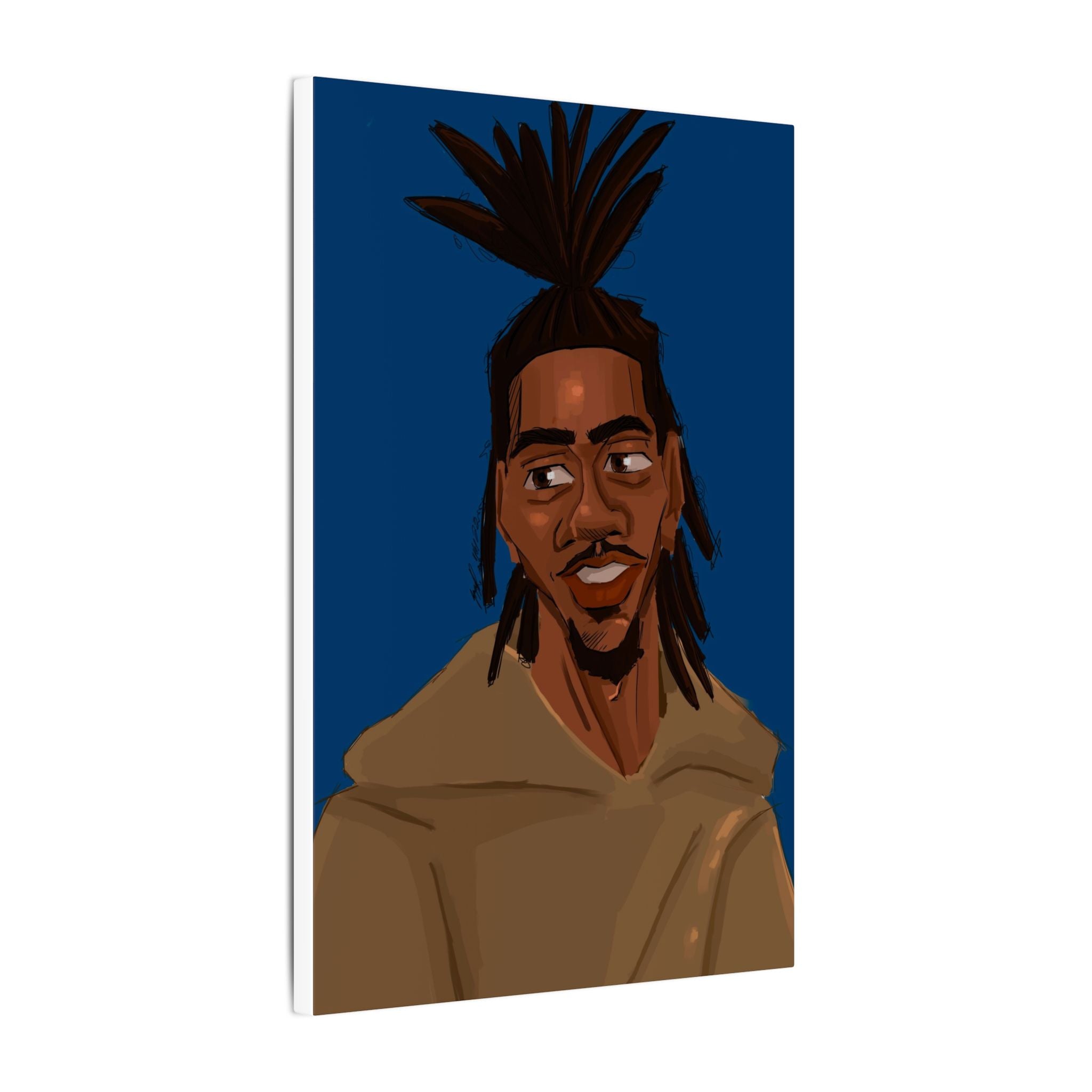 ‘Blue/Travis’ Matte Canvas, Stretched, 0.75" (Multi-Size)