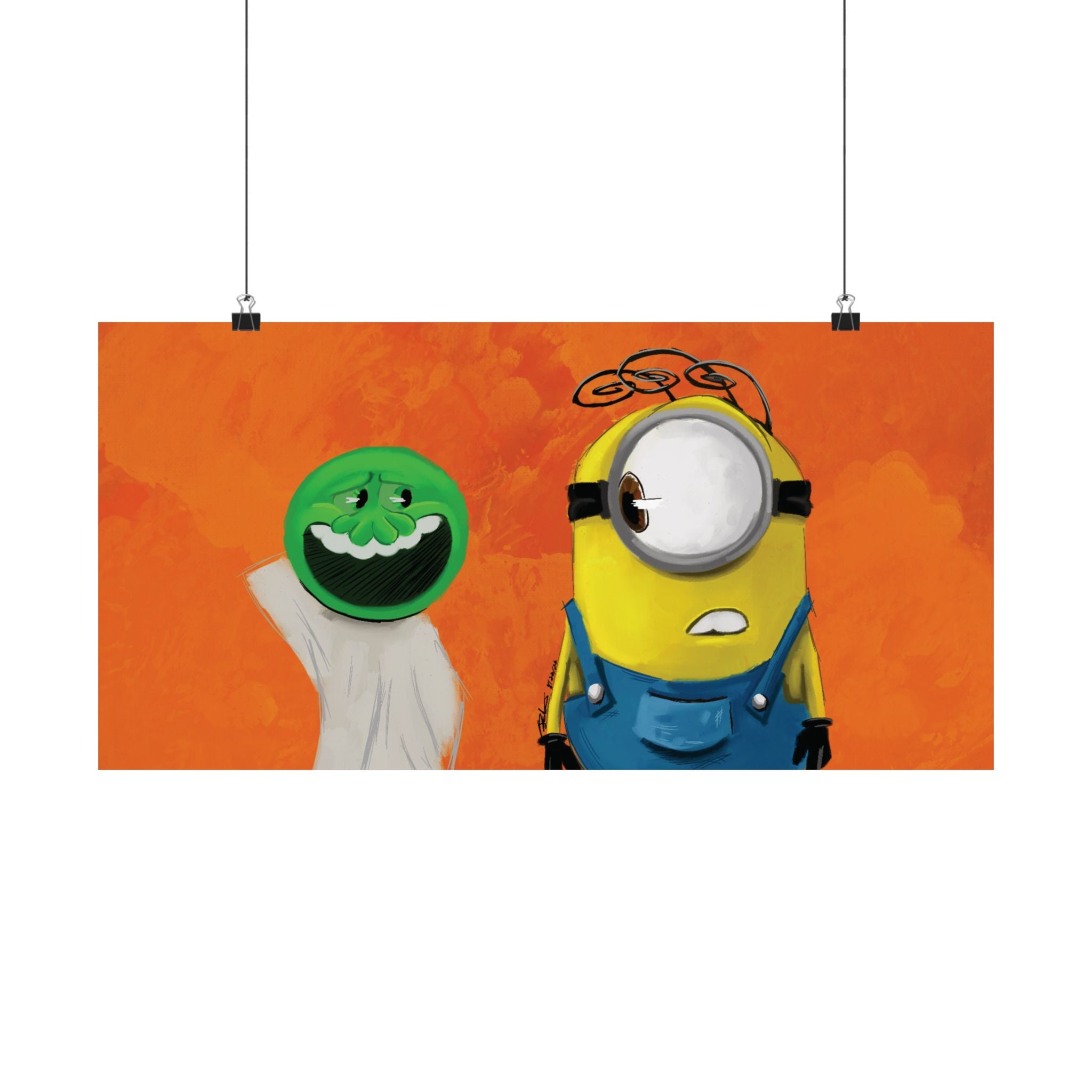 “James & Goomi” Matte Horizontal Art Posters