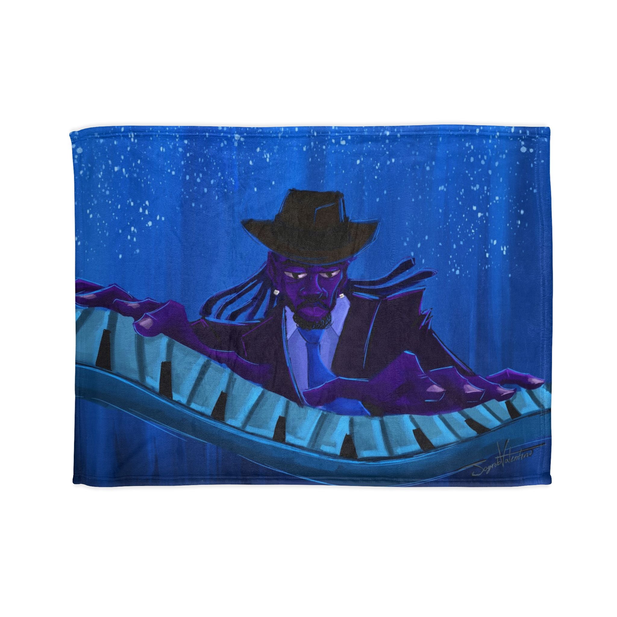 ‘The Pianist’ Soft Polyester Blanket