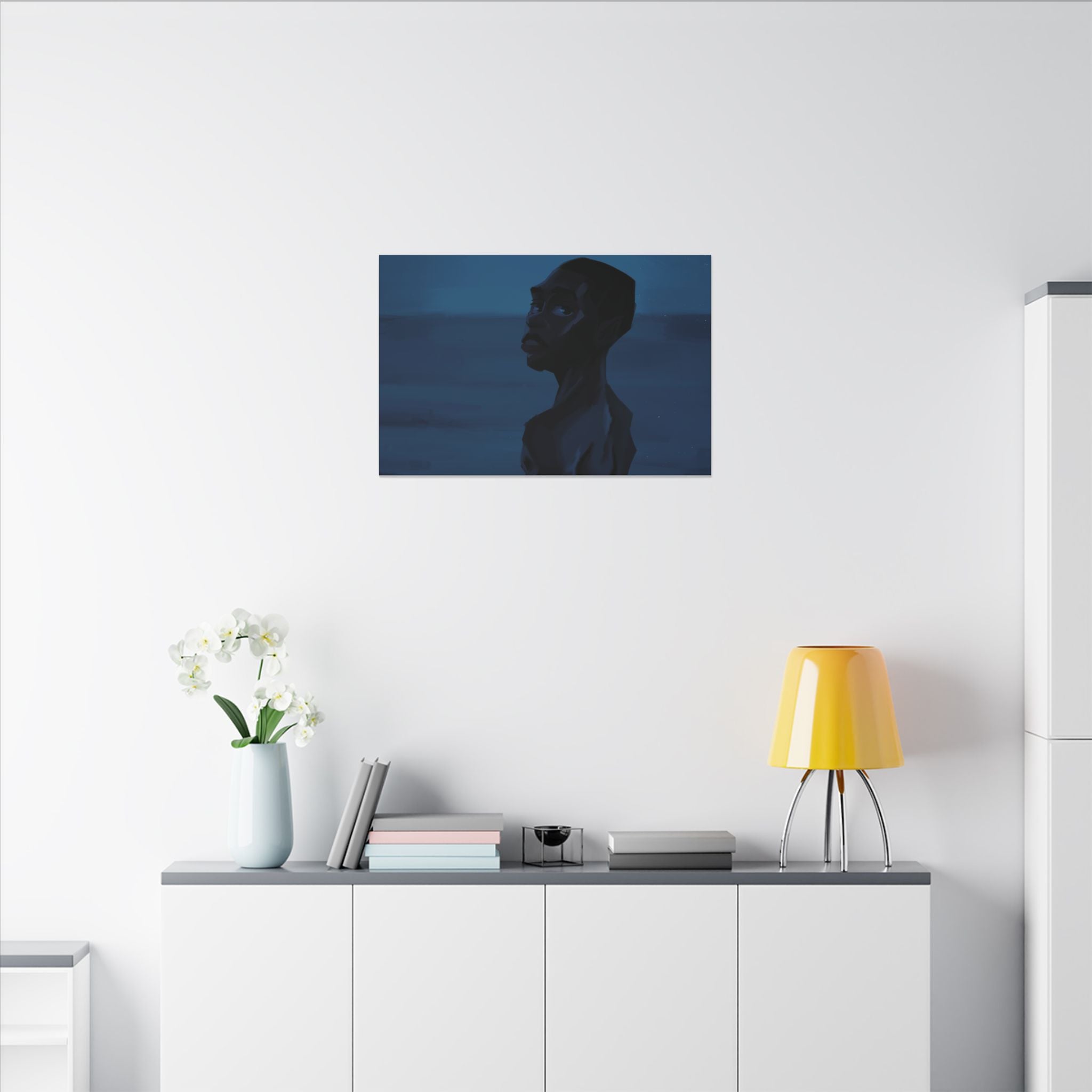 ‘Moonlight II’ Matte Canvas, Stretched, 0.75" (Multi-Size)
