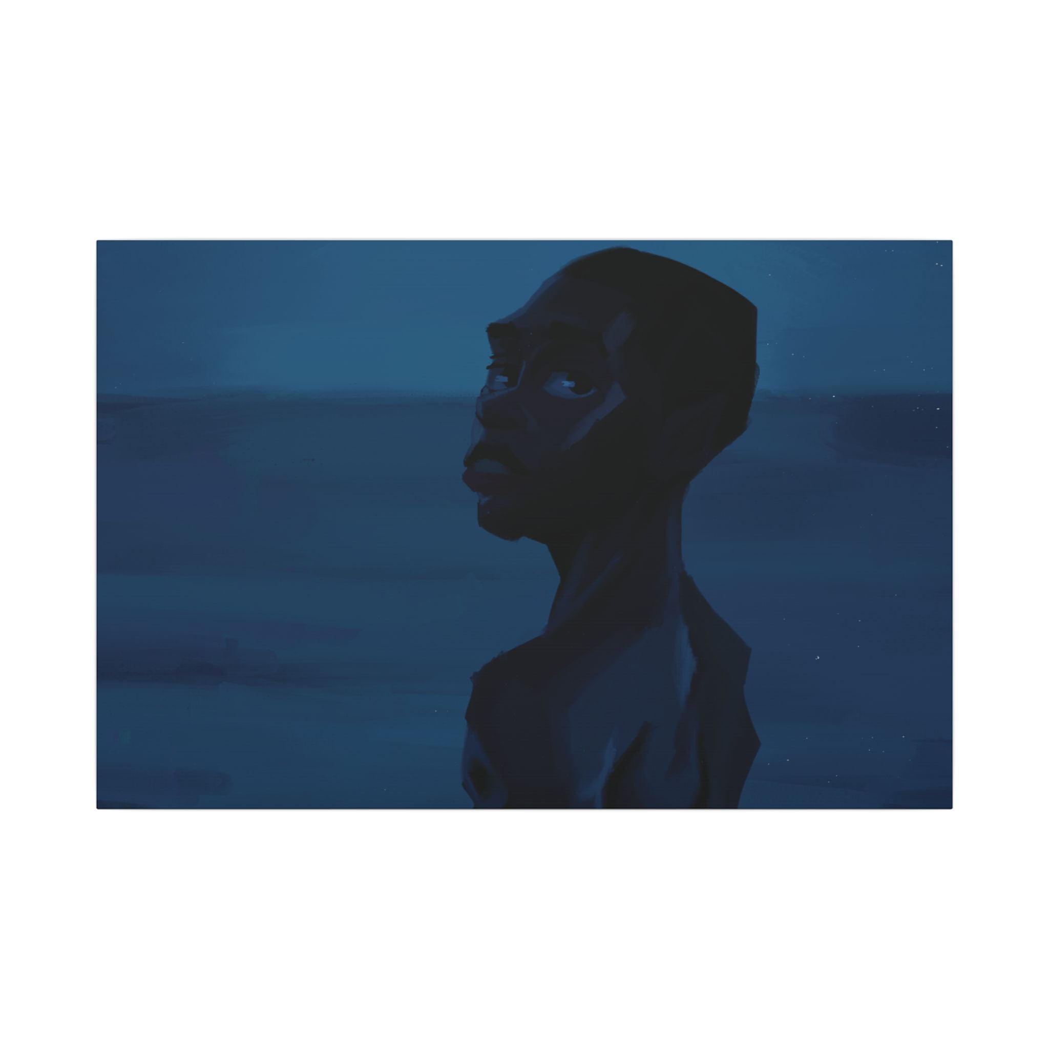 ‘Moonlight II’ Matte Canvas, Stretched, 0.75" (Multi-Size)