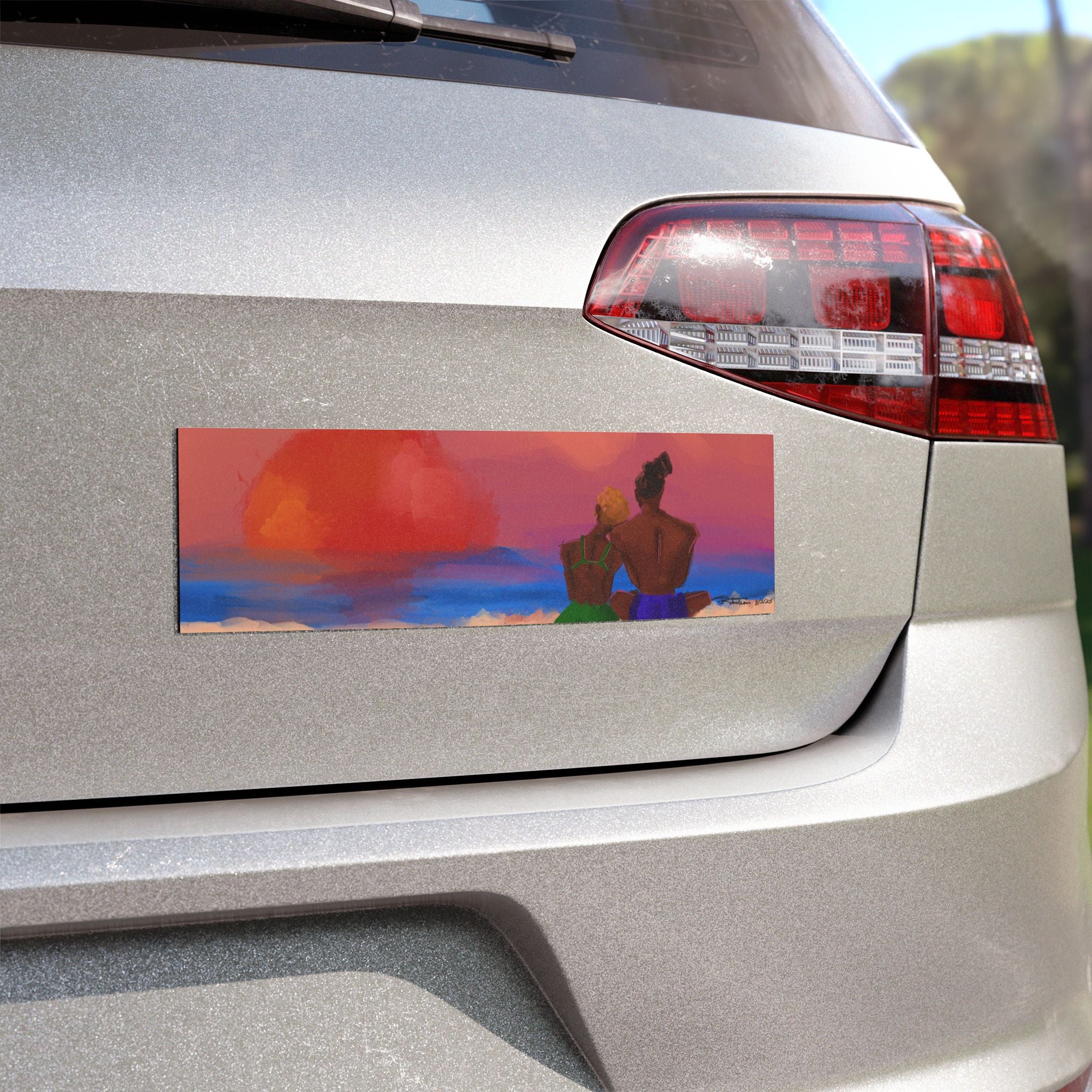 ‘Beach Date’ Car Magnets