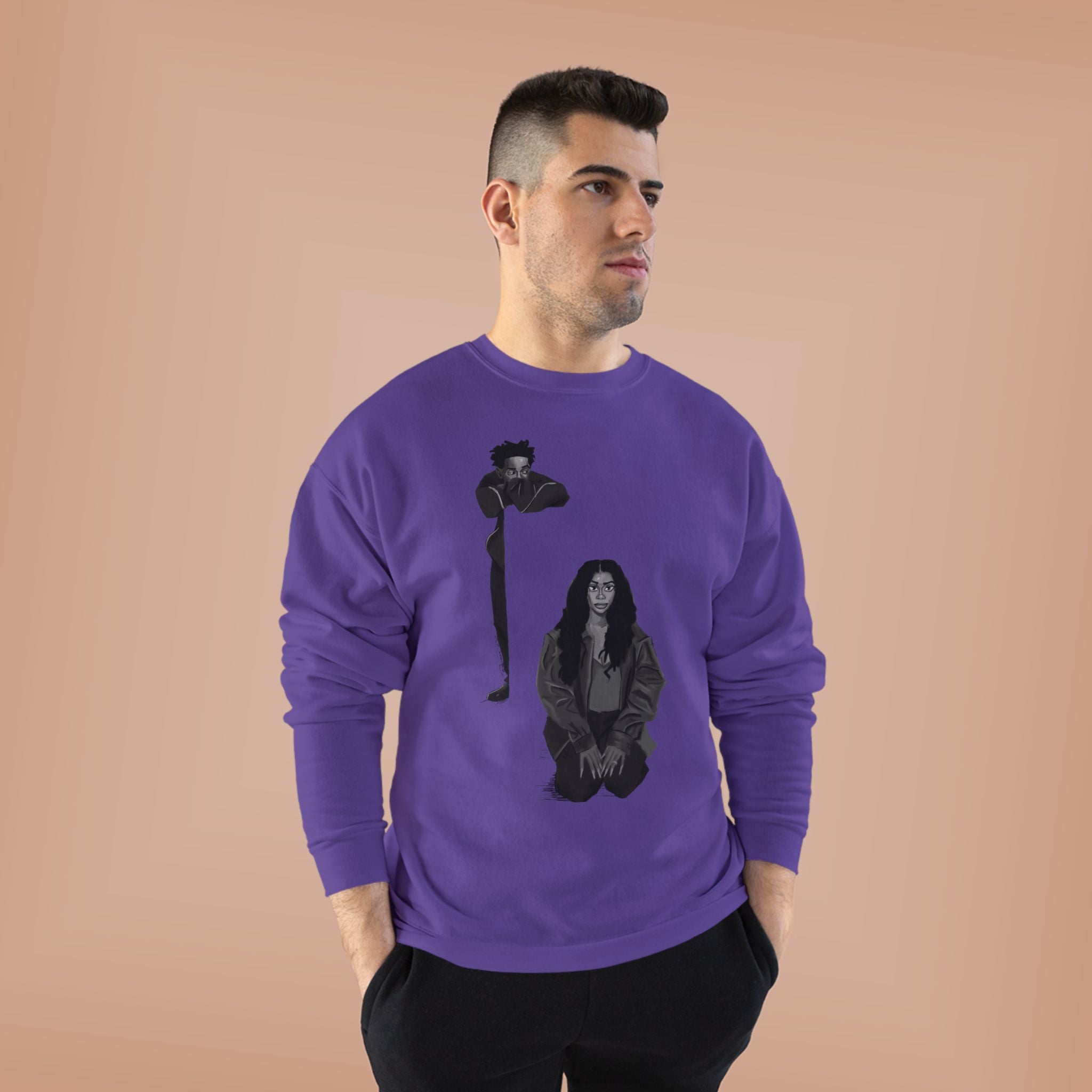 ‘Dot & Sza’ Unisex EcoSmart® Crewneck Sweatshirt
