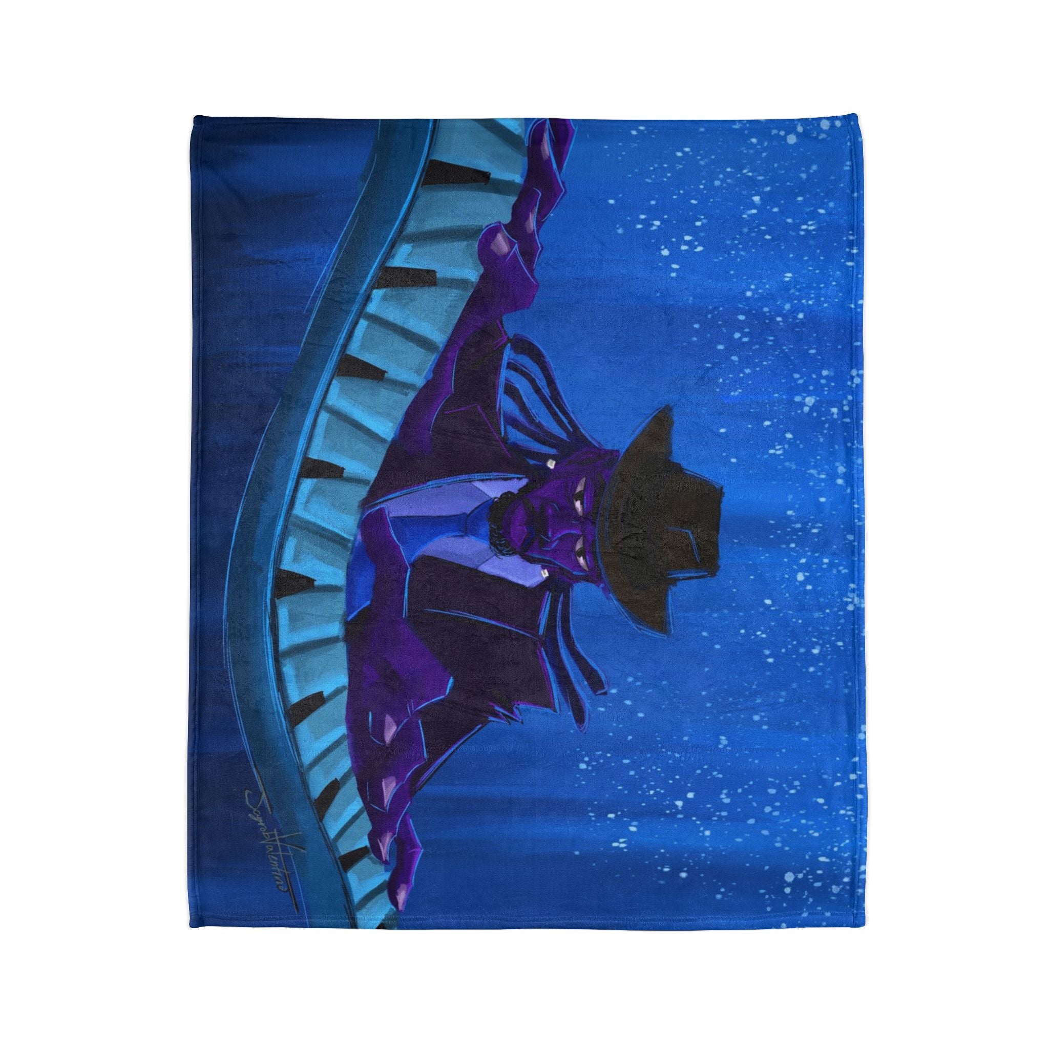 ‘The Pianist’ Soft Polyester Blanket