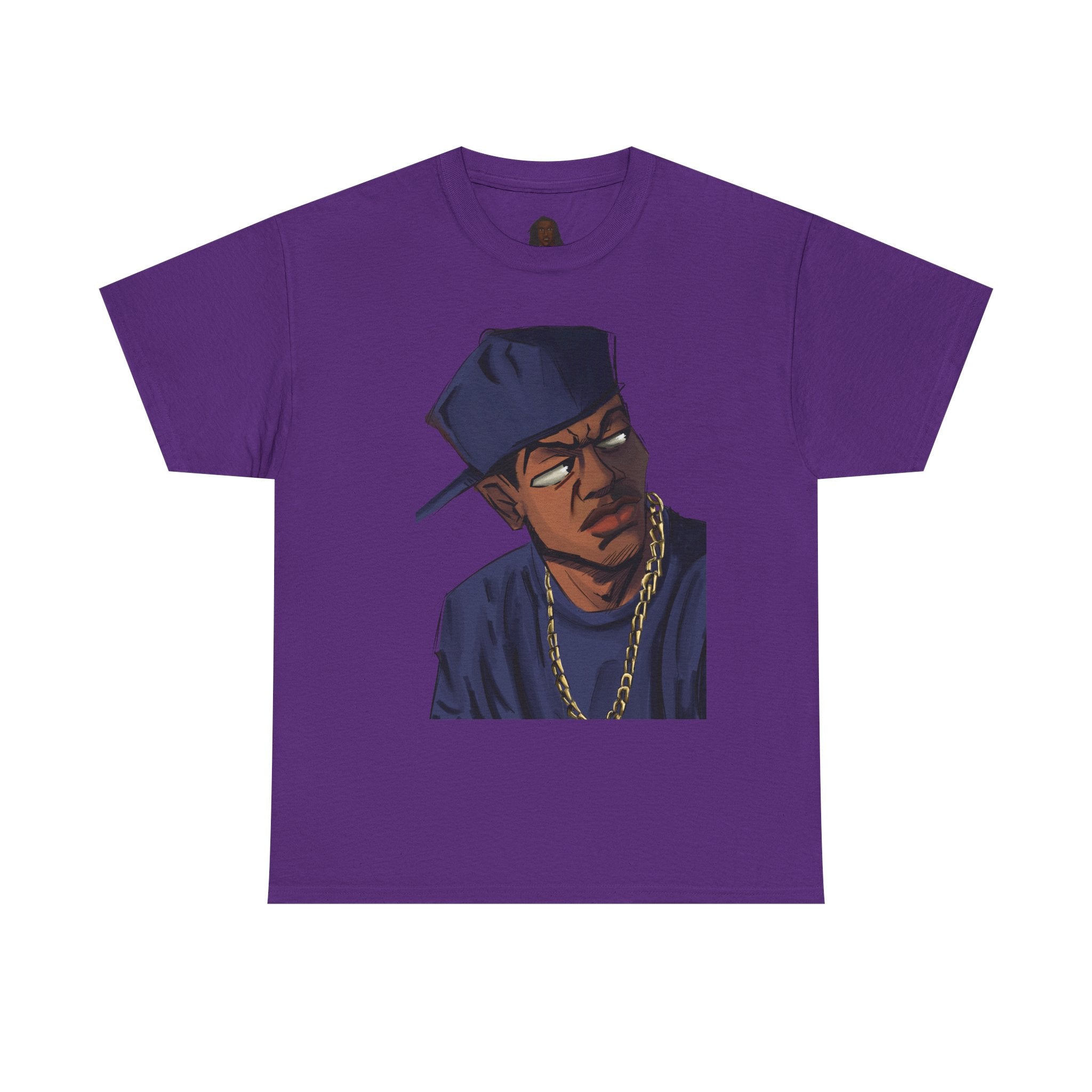 ‘SMOKEY (Boondocks Portrait)’ Unisex Heavy Cotton Tee