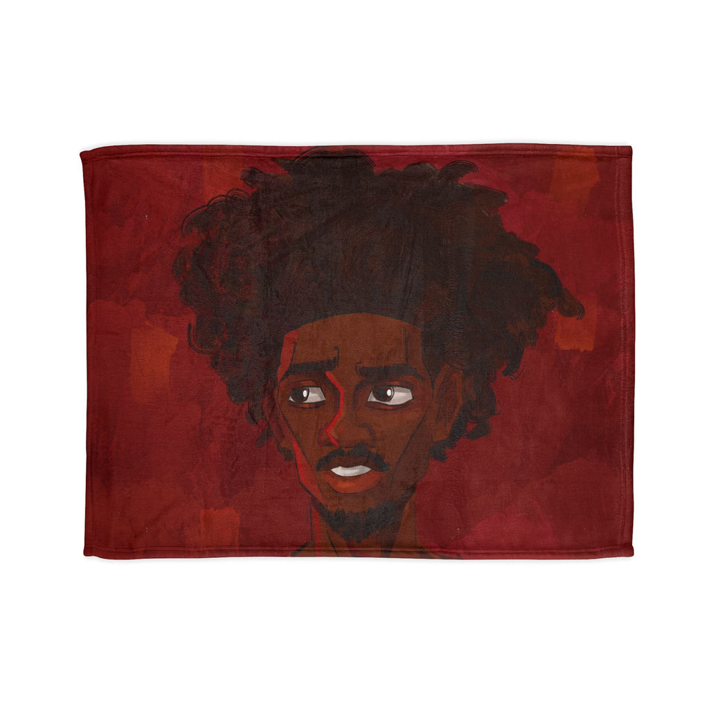 ‘Red/Jacques’ (Pronounced Jaque)’ Soft Polyester Blanket