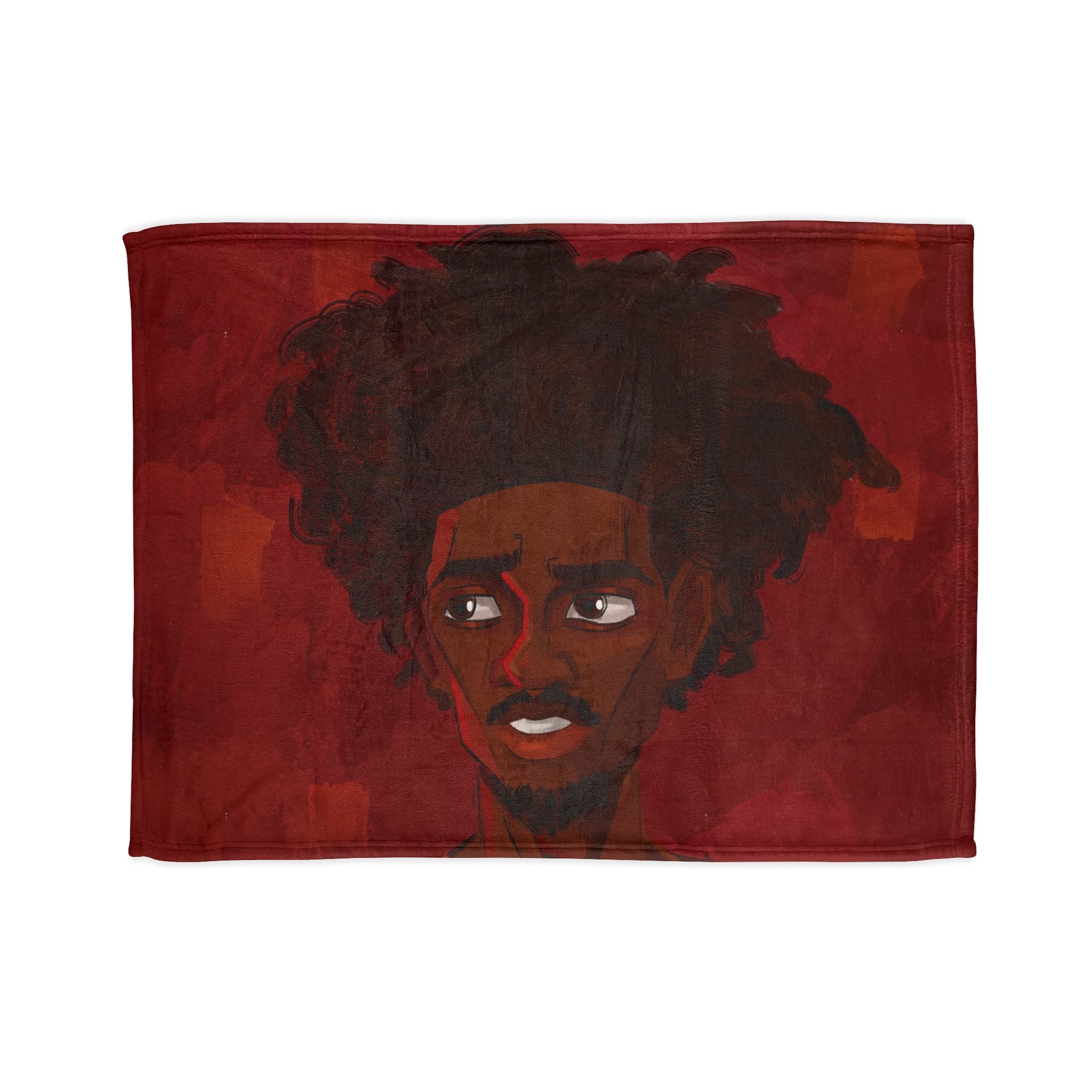 ‘Red/Jacques’ (Pronounced Jaque)’ Soft Polyester Blanket