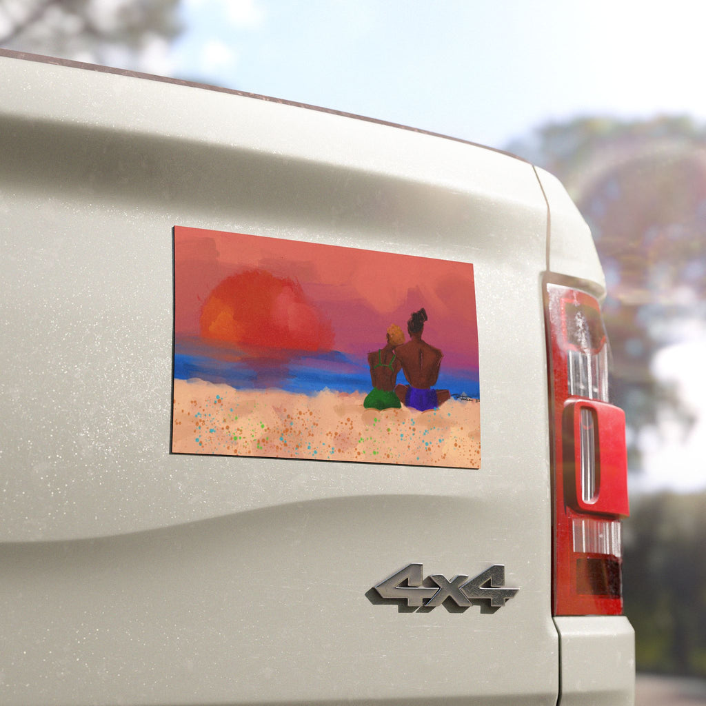 ‘Beach Date’ Car Magnets