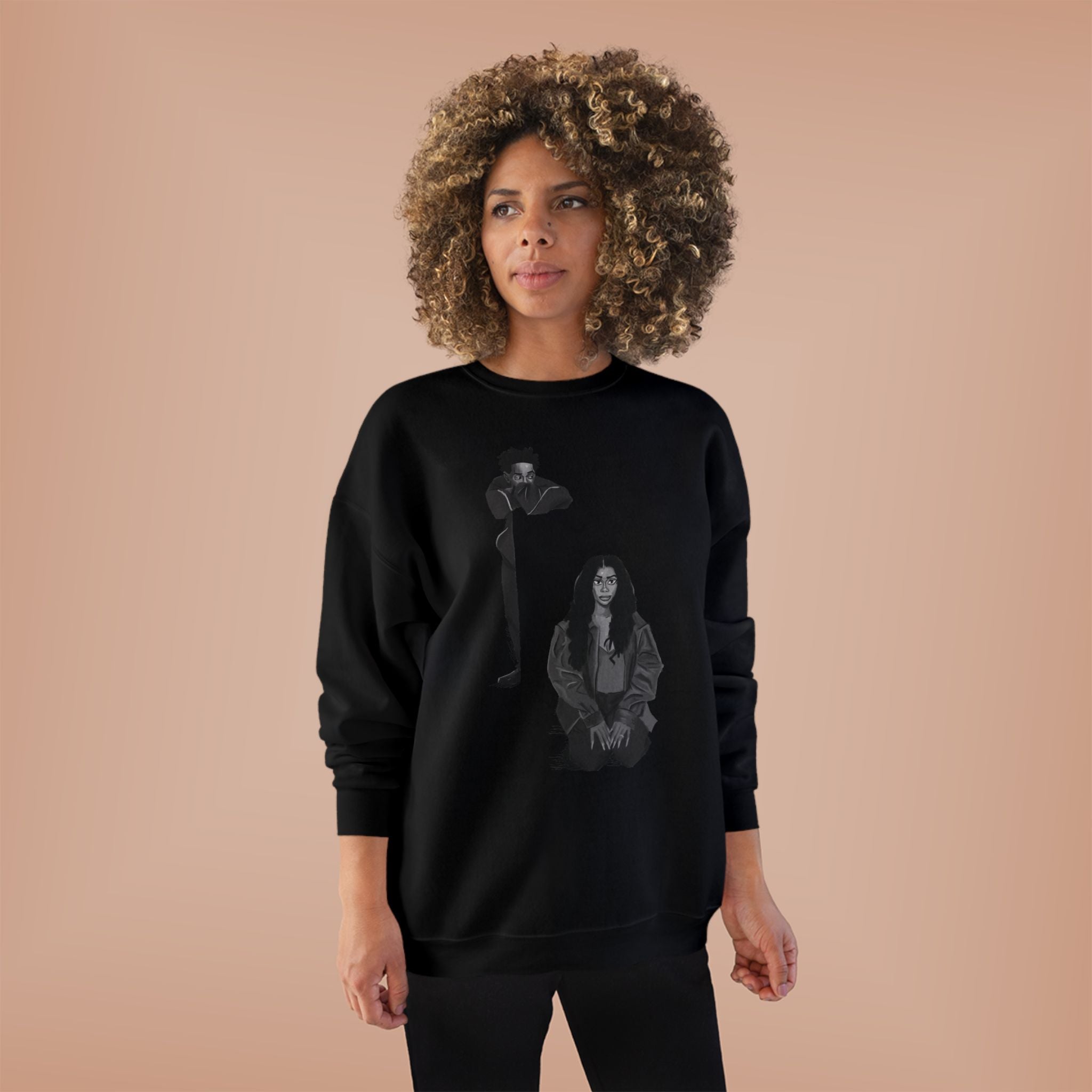 ‘Dot & Sza’ Unisex EcoSmart® Crewneck Sweatshirt