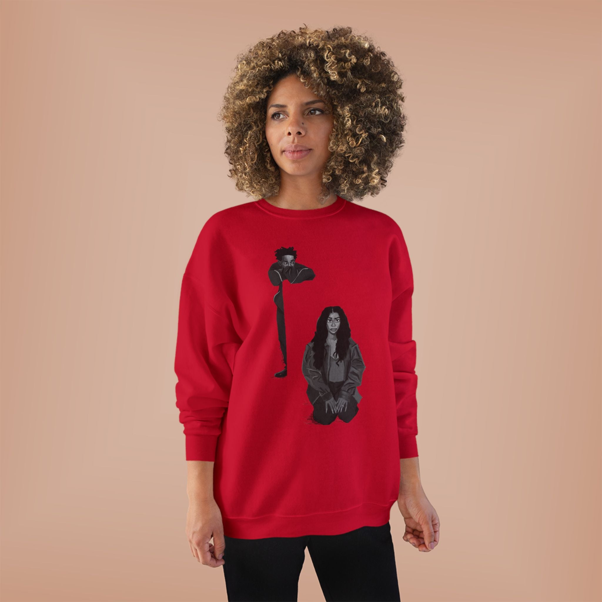 ‘Dot & Sza’ Unisex EcoSmart® Crewneck Sweatshirt