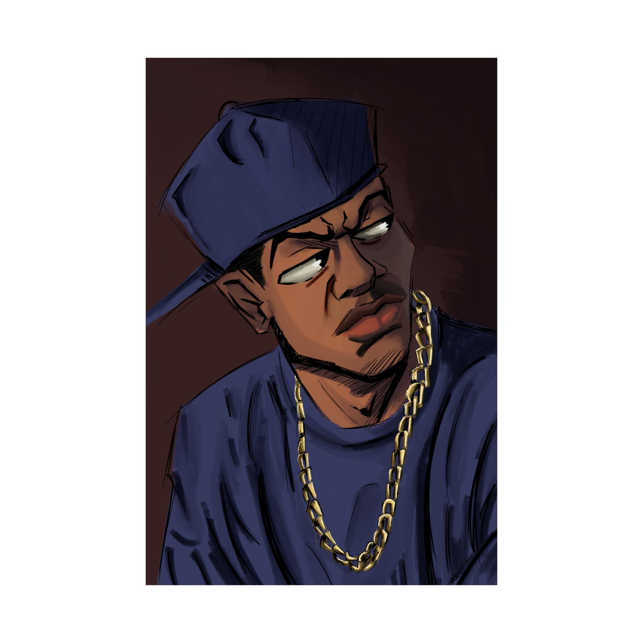 ‘SMOKEY (Friday/Boondocks)’ Matte Vertical Posters