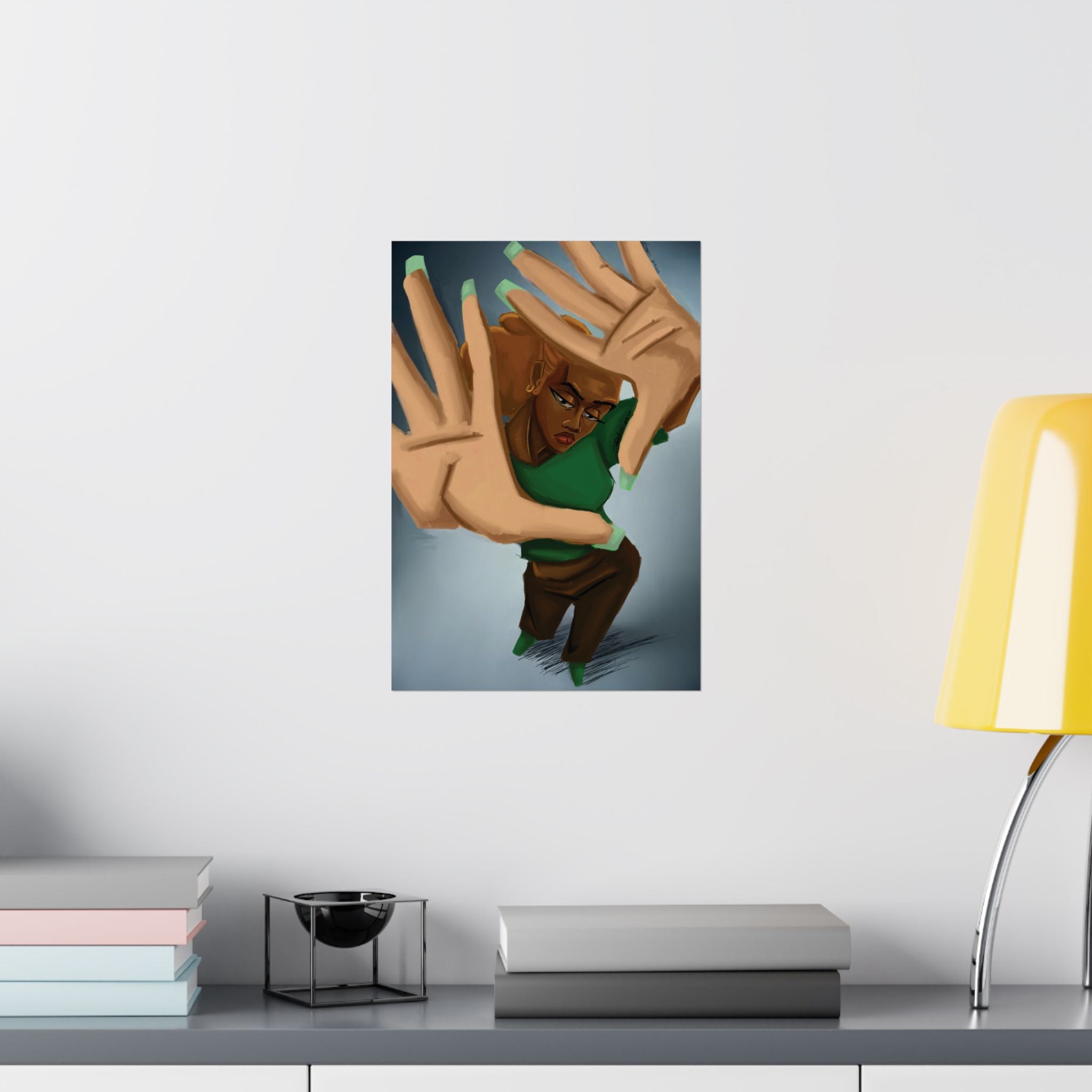 “Lisa” Matte Vertical Posters