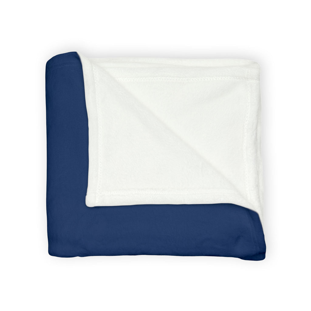 ‘Blue/Travis’ Soft Polyester Blanket