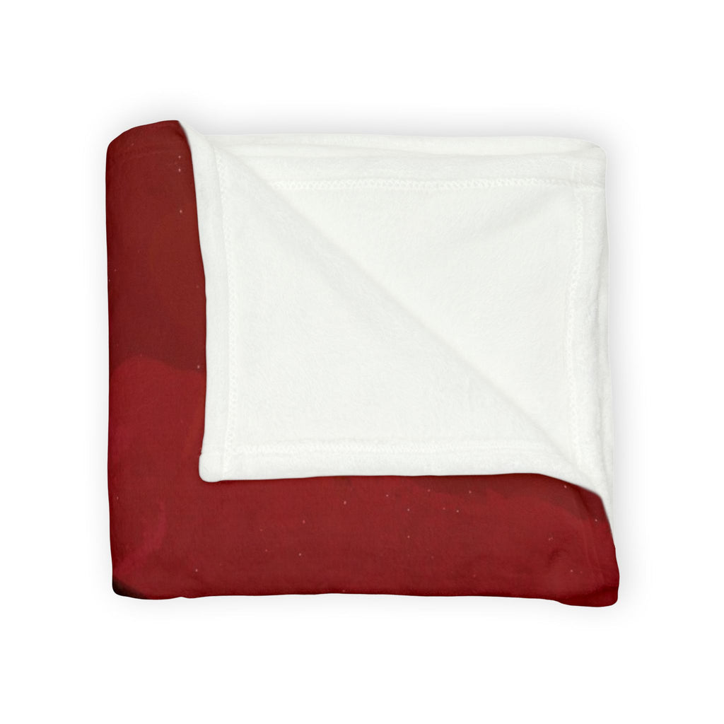‘Red/Jacques’ (Pronounced Jaque)’ Soft Polyester Blanket