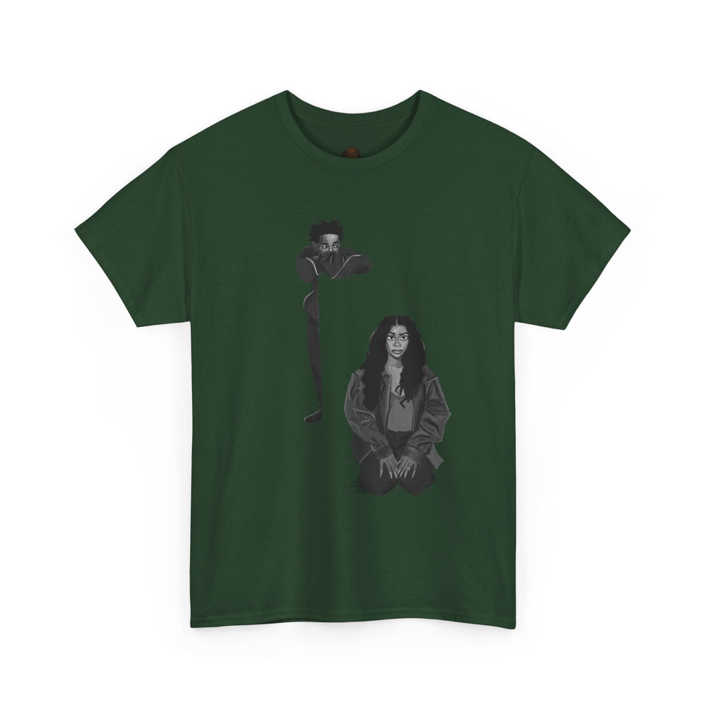 ‘Dot & Sza’ Unisex Heavy Cotton Tee