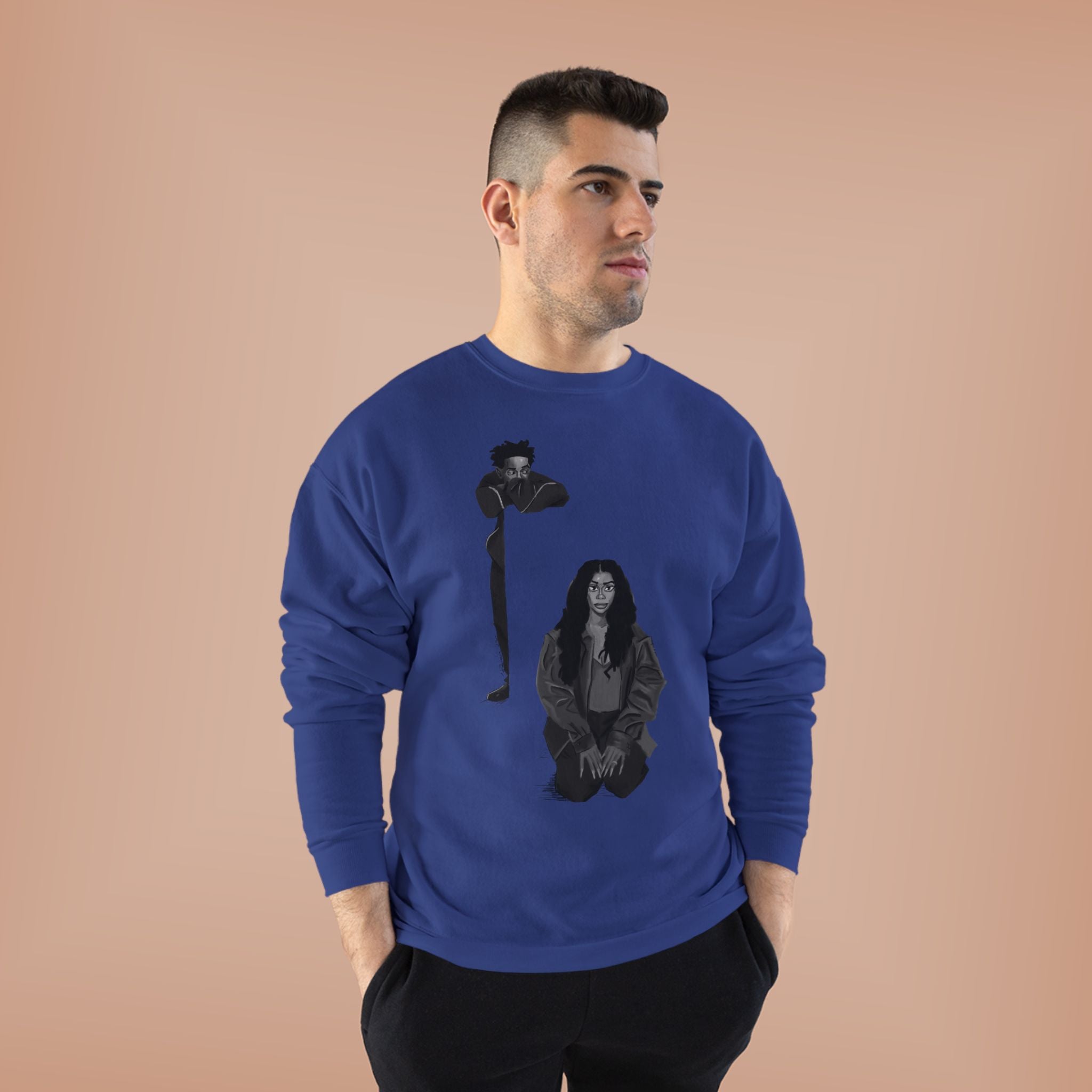 ‘Dot & Sza’ Unisex EcoSmart® Crewneck Sweatshirt