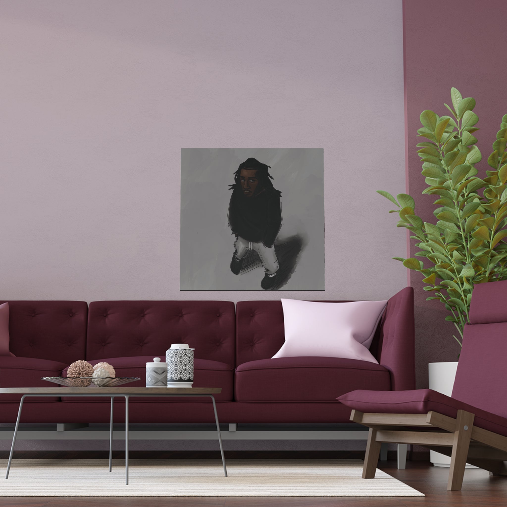 “Untitled V/The Artist” Indoor and Outdoor Silk Posters