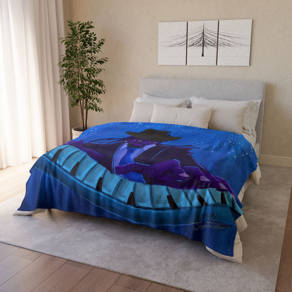 ‘The Pianist’ Soft Polyester Blanket