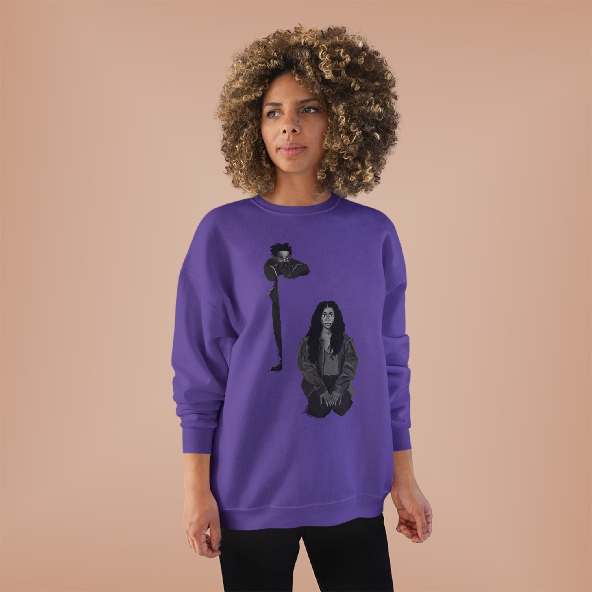 ‘Dot & Sza’ Unisex EcoSmart® Crewneck Sweatshirt
