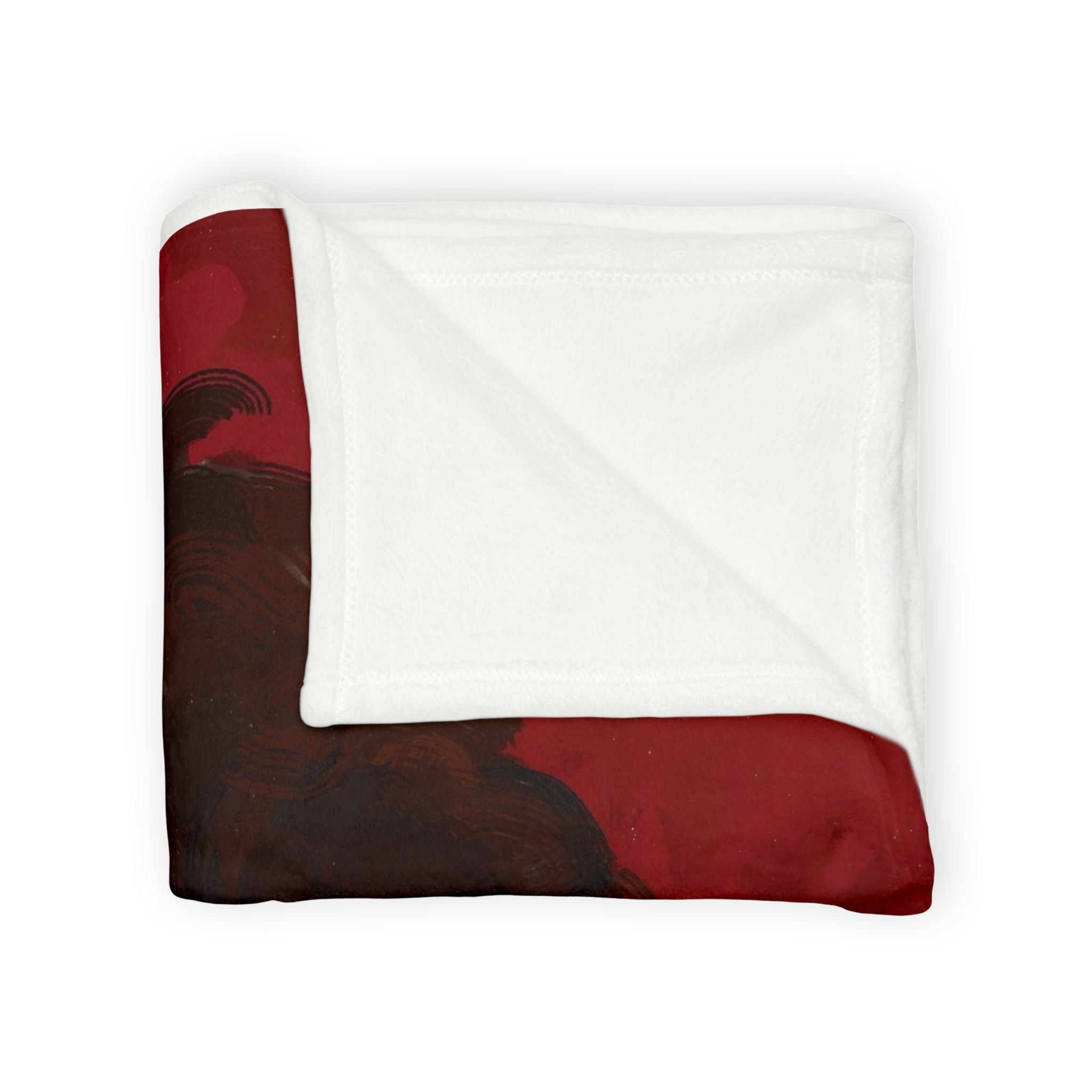 ‘Red/Jacques’ (Pronounced Jaque)’ Soft Polyester Blanket